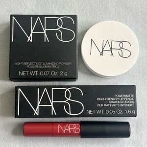 🧳 NARS | HIGHLIGHTER AND POWERMATTE LIPSTICK MINI SET